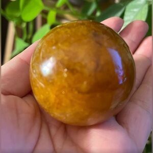 Golden Healer Stone Sphere - Home Accents Decor